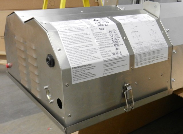 Stainless Steel Burner Box with Quick Release Panel Clips