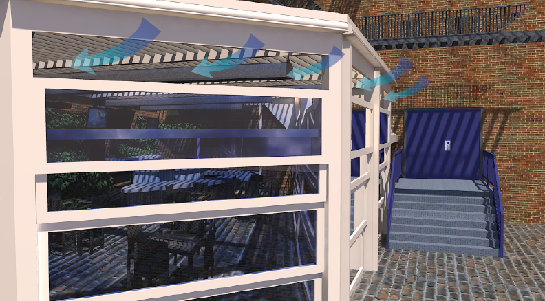 COVID patio window venting